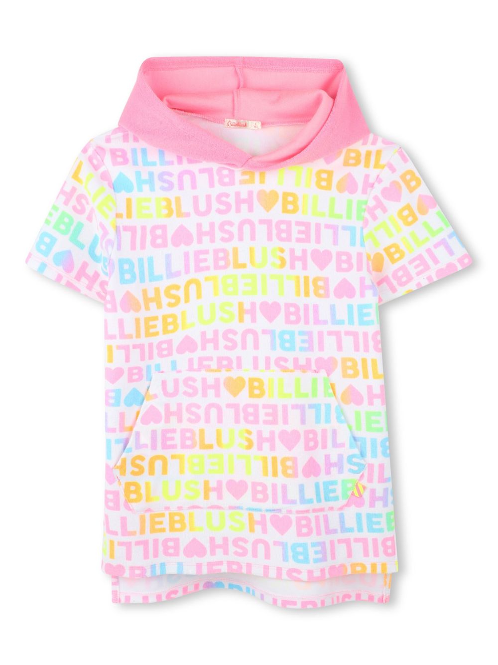 Logo-print dress - White
