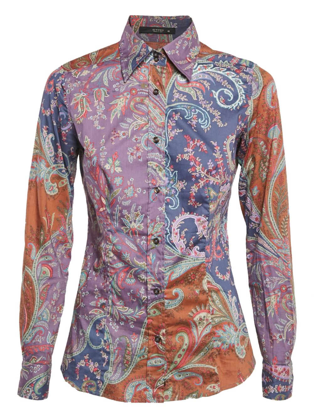 Paisley-print shirt - Purple