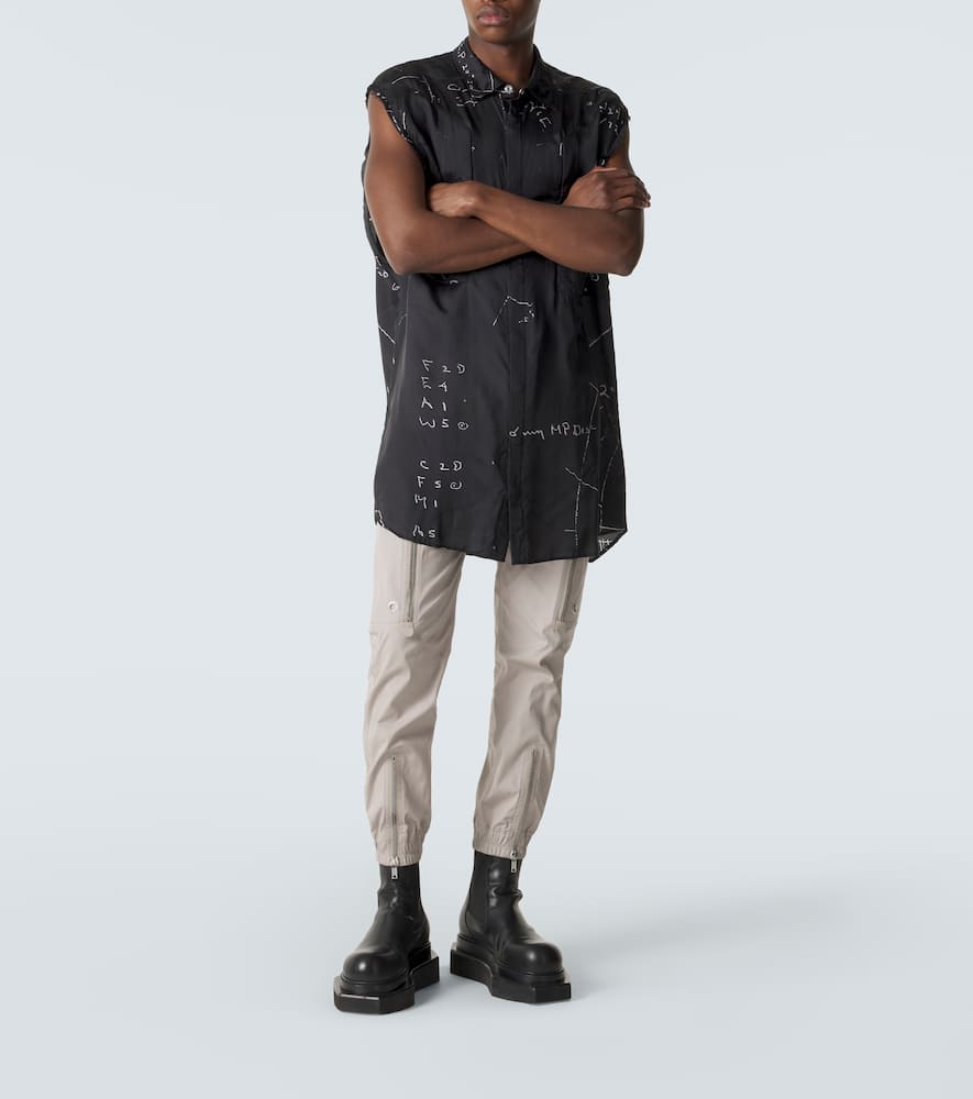 Jumbo printed shirt