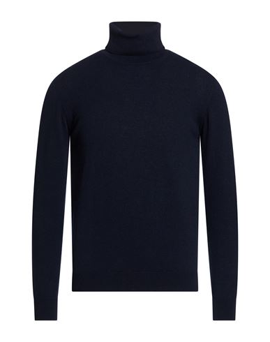 Man Turtleneck Midnight blue Size 38 Wool, Cashmere