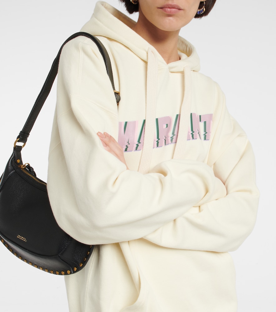 Logo cotton-blend hoodie