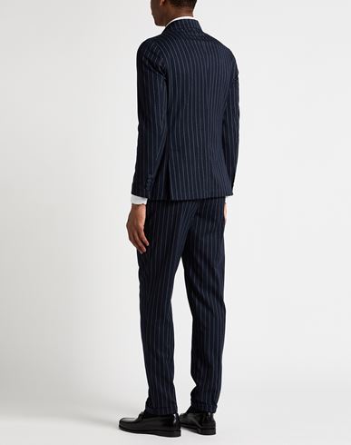 Man Suit Navy Size 36 Polyester, Viscose, Wool, Elastane