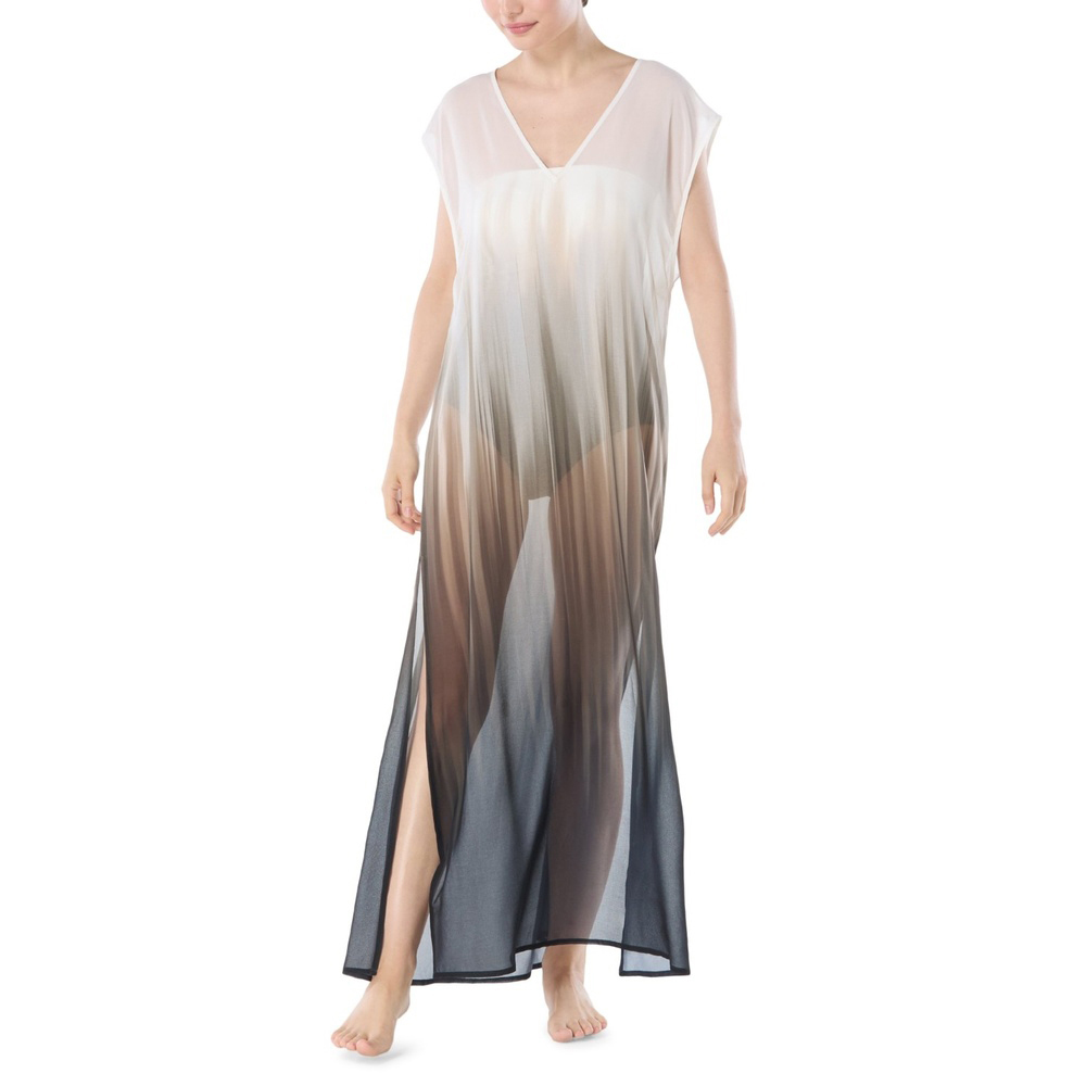 Midnight Ombre V-neck Maxi Dress Swimsuit Cover-up