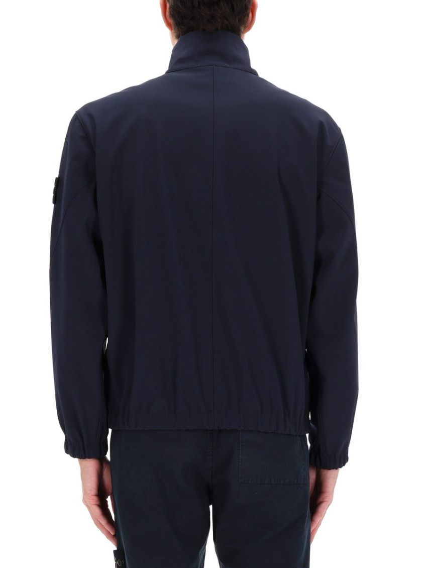 Stone Island - high collar jacket elastic cuffs pocket