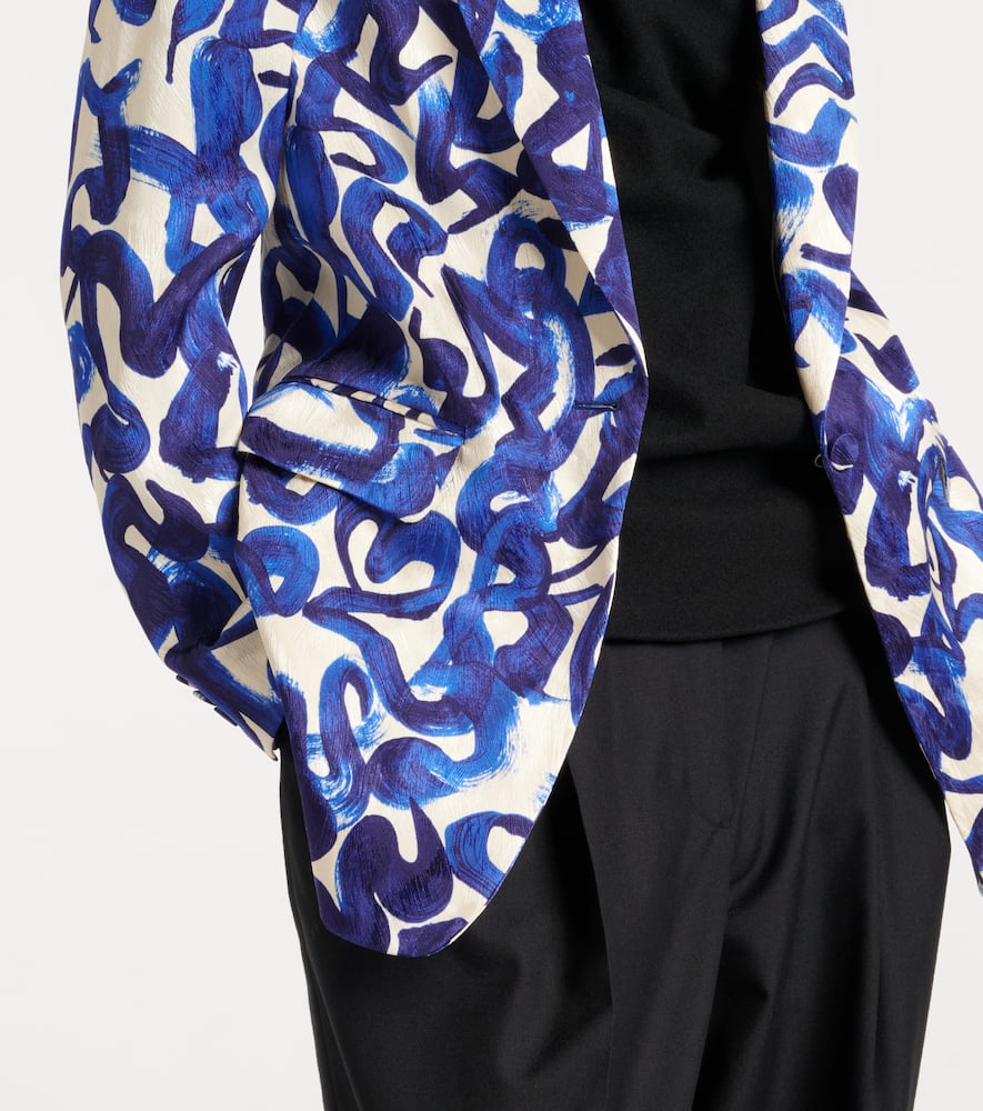 Printed blazer