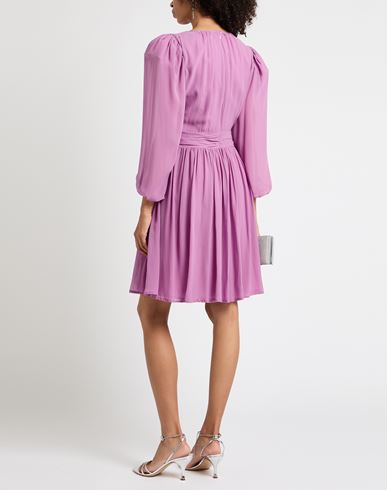 Woman Mini dress Mauve Size 2 Silk