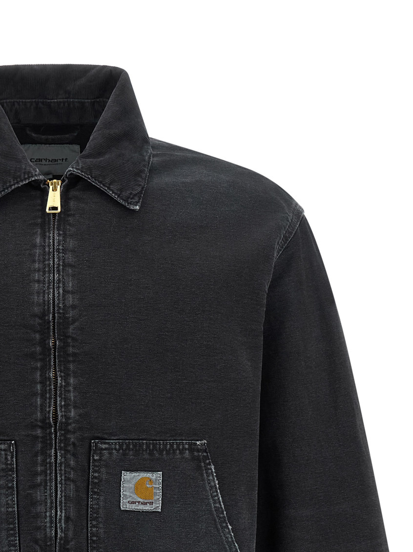 Black Shirt Collar Jacket