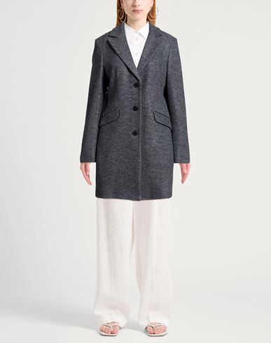 Woman Coat Grey Size 10 Polyester