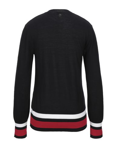 Man Sweater Black Size L Virgin Wool