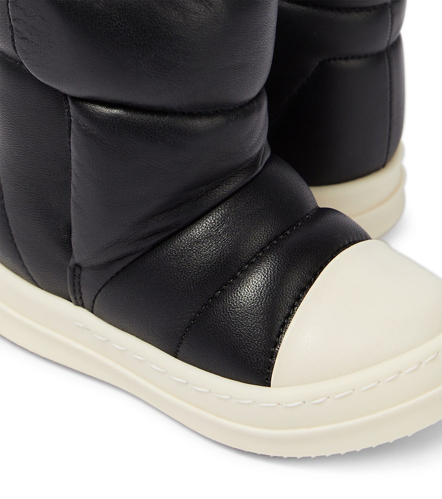 Rick Owens Kids Baby Puffer leather boots