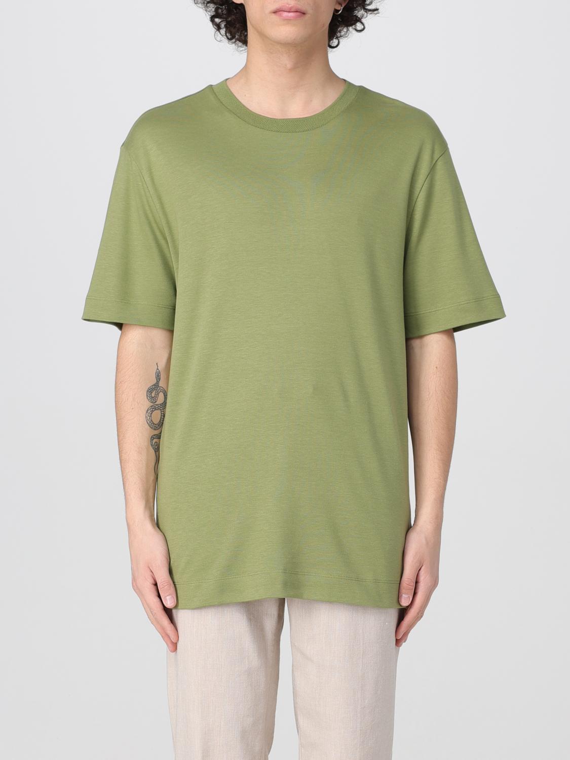T-Shirt BOSS Men color Green