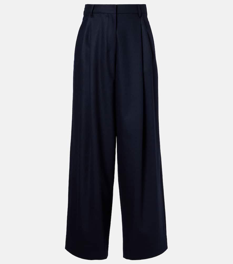 Titty wool wide-leg pants