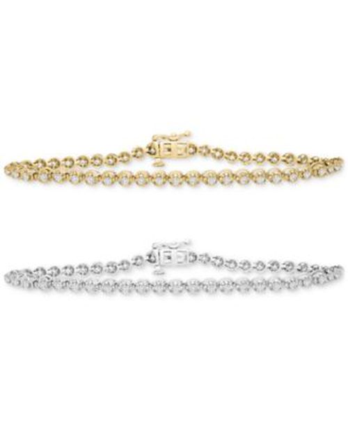 Diamond Tennis Bracelet Collection 7 8 Ct. T.W. 1 1 4 Ct. T.W. In 14k Yellow Or White Gold 6 1 2 To 9 1 2
