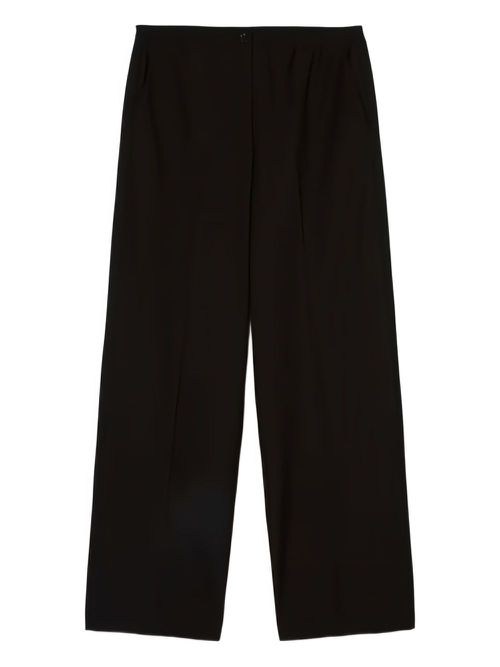 Pressed-crease trousers - Black