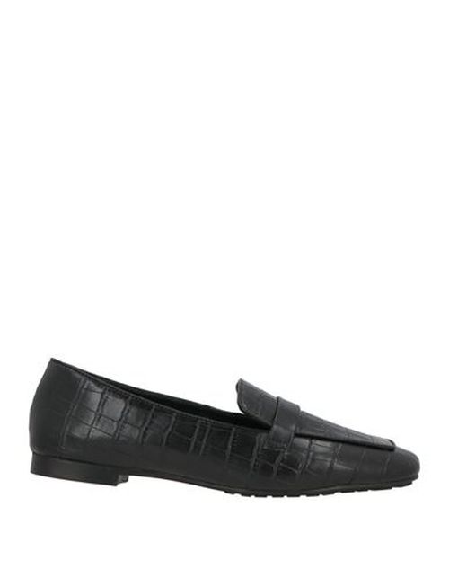 Woman Loafers Black Size 10 Leather