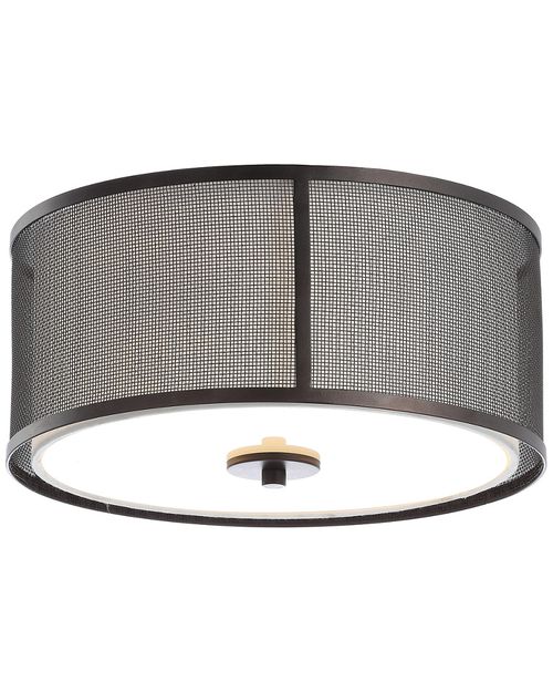 Layne Flush Mount Brass