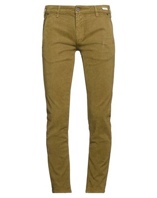 Man Pants Military green Size 32 Lyocell, Cotton, Elastane