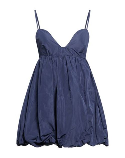 Woman Mini dress Slate blue Size 8 Polyester