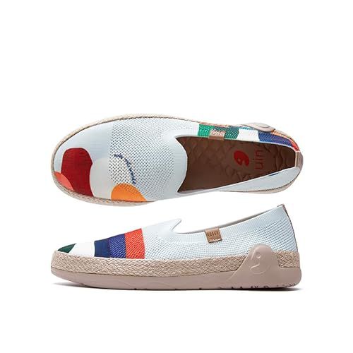 Uin UIN Shoes for Women Slip On Sneakers Comfortable Lightweight Barefoot Travel Art Painted Casual Loafers