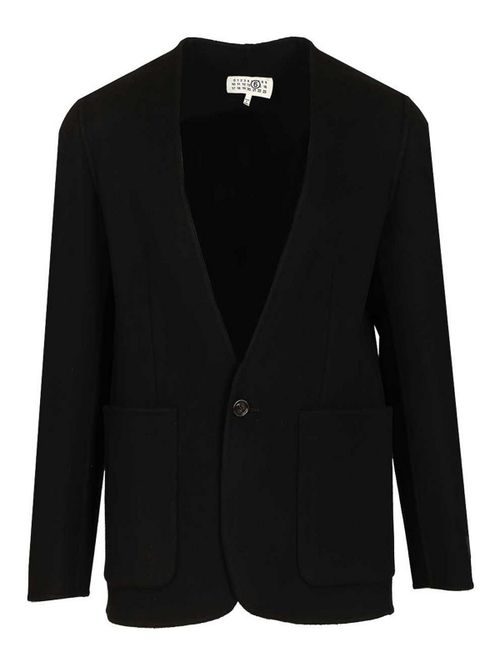Single-Breasted Wool Jacket
