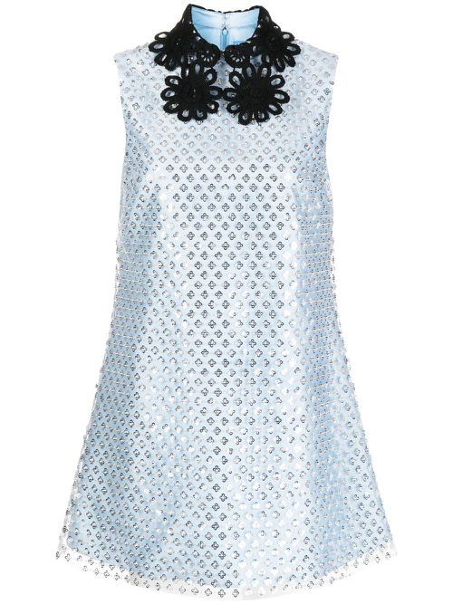 Repertoire sequin-embellished dress - Blue