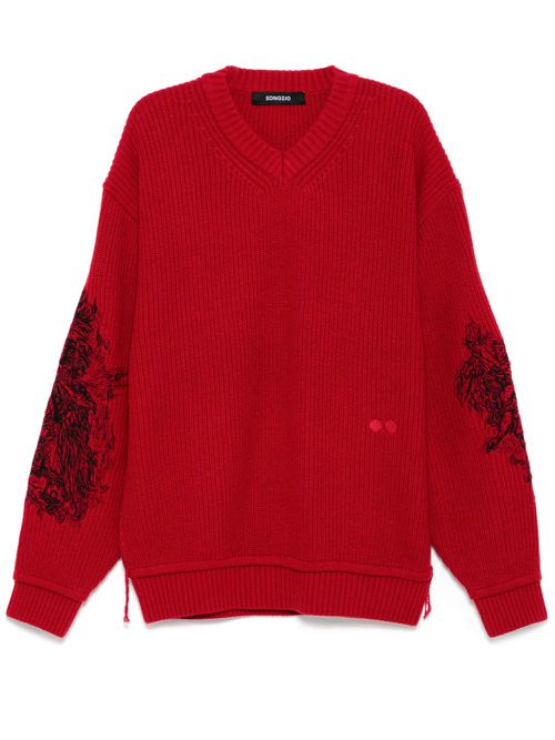 Embroidered jumper