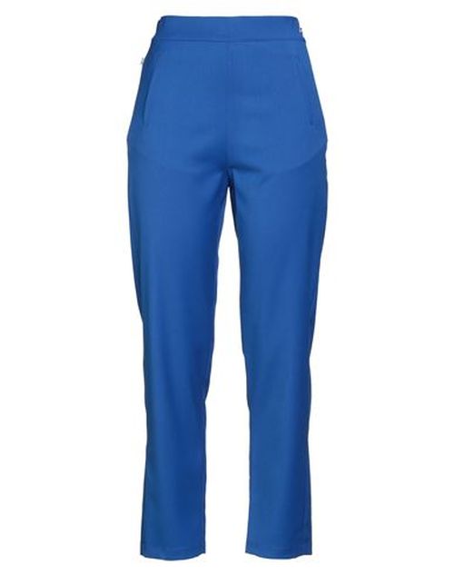Woman Pants Blue Size 2 Polyester, Viscose, Elastane
