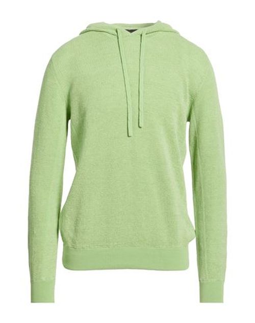 Man Sweater Green Size 38 Cotton, Linen