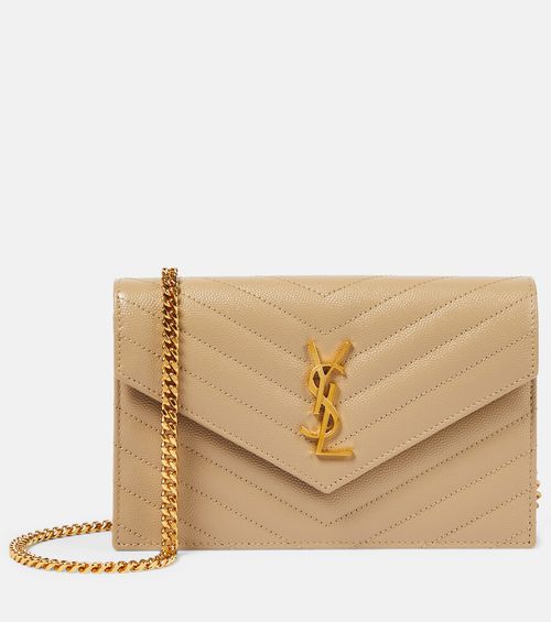 Cassandre leather wallet on chain