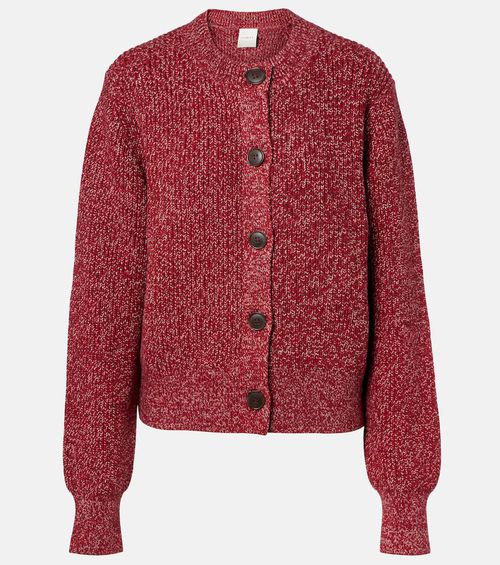 Patricia ribbed-knit cardigan