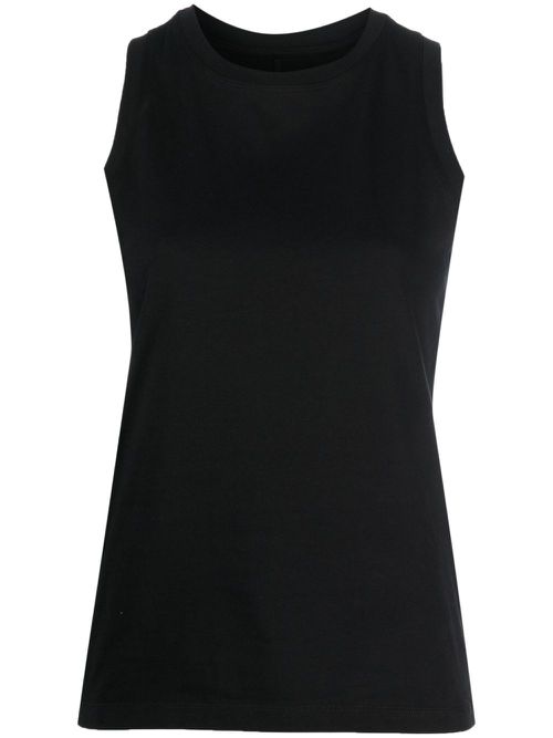 Cotton sleeveless top - Black