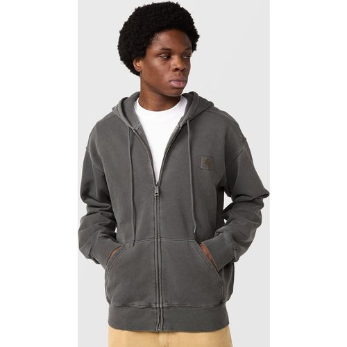 Carhartt WIP Nelson Zip Hoodie, Grey