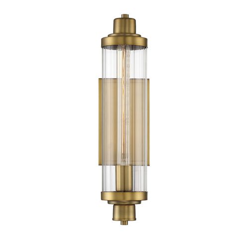 Savoy House Pike Vintage Wall Sconce in Warm Bras