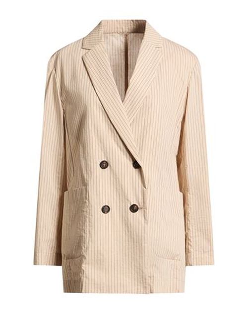 Woman Blazer Beige Size 0 Cotton, Polyamide