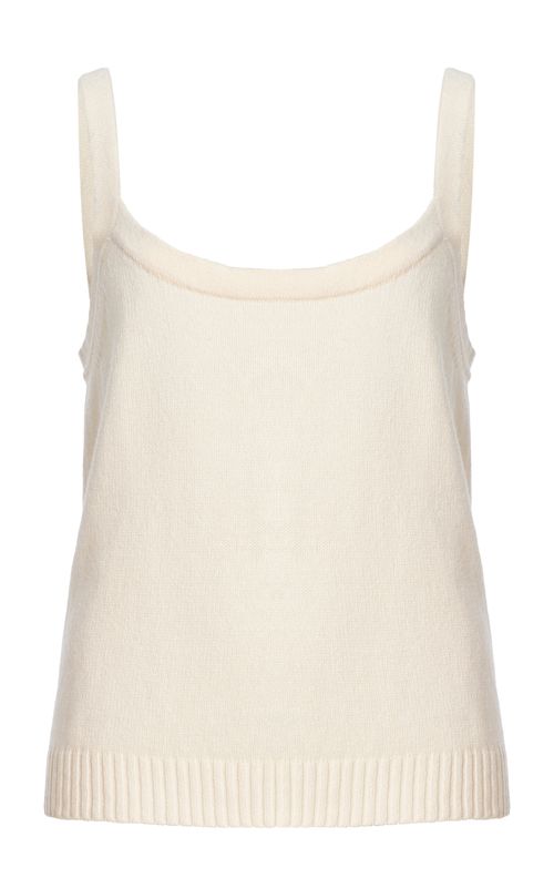July Linen-Cotton Knit Tank Top - Moda Operandi