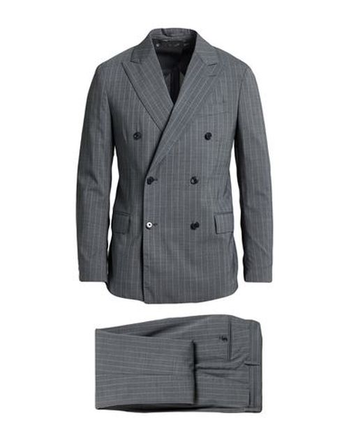 Man Suit Grey Size 40 Wool, Polyester, Elastane