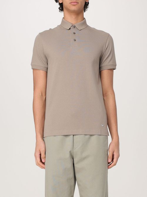 Polo Shirt Men color Beige