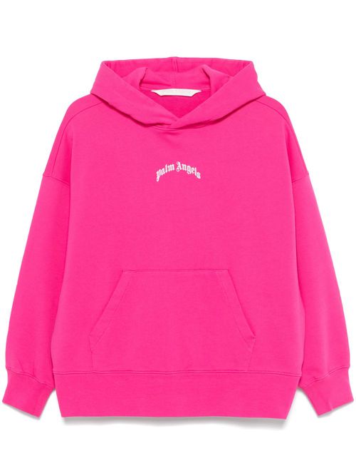 Logo-print hoodie - Pink