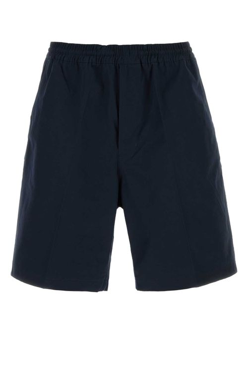 Poplin Bermuda Shorts — Navy