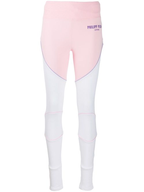 Geometric jogging leggings - Pink