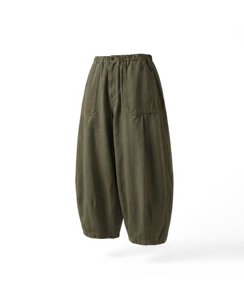 Herringbone Fatigue Balloon Pants