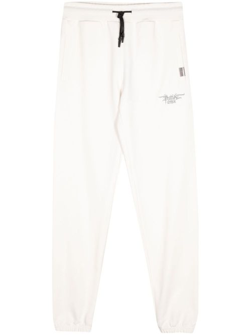 PHOBIA tapered-leg cotton track pants - White