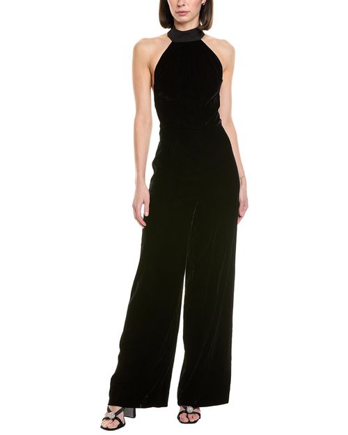 STAUD Andress Velvet Jumpsuit