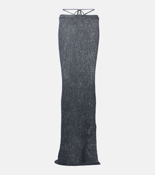 Alma sequined maxi skirt