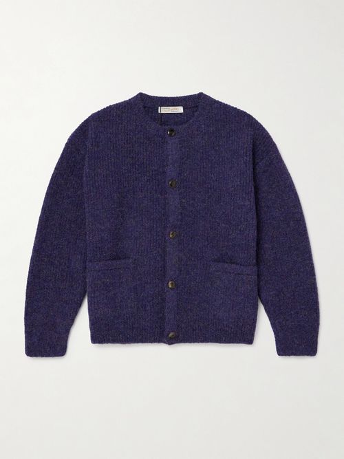 Brushed-Knit Cardigan