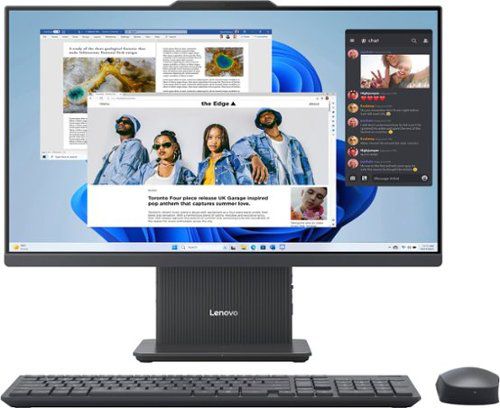 "IdeaCentre AIO 24"" FHD IPS LCD All-In-One - Intel U300 - 8GB Memory - 256GB Solid State Drive - Gray"