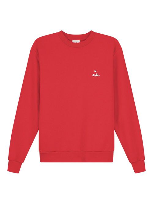 Embroidered-logo sweatshirt