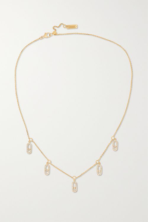 Move Uno Tassel 18-karat Gold Diamond Necklace - One size