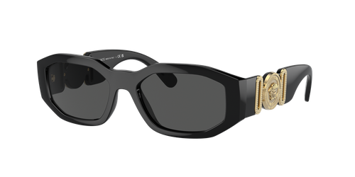 Versace Man Sunglass VE4361 Biggie - Frame color: Havana, Lens color: Dark Grey