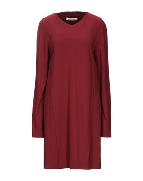 Woman Mini dress Brick Size 10 Viscose, Polyamide, Elastane